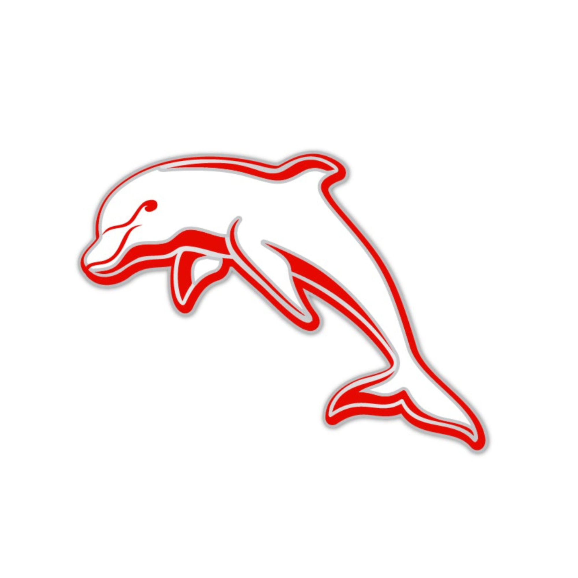Dolphins Logo NRL Pin