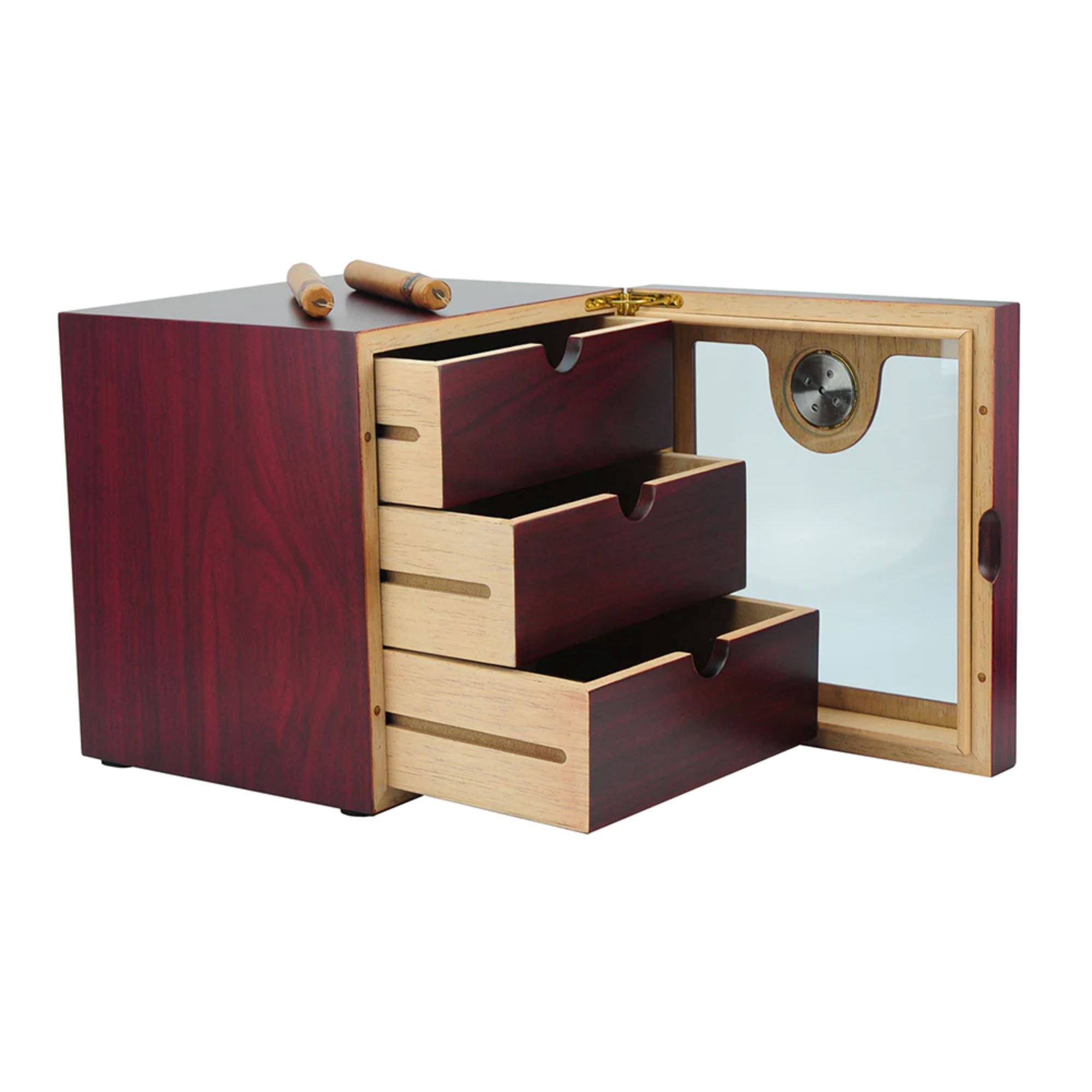 75 CT Bubinga Cigar Humidor Wooden Cabinet for Cigars Cigar Boxes Clinks Australia