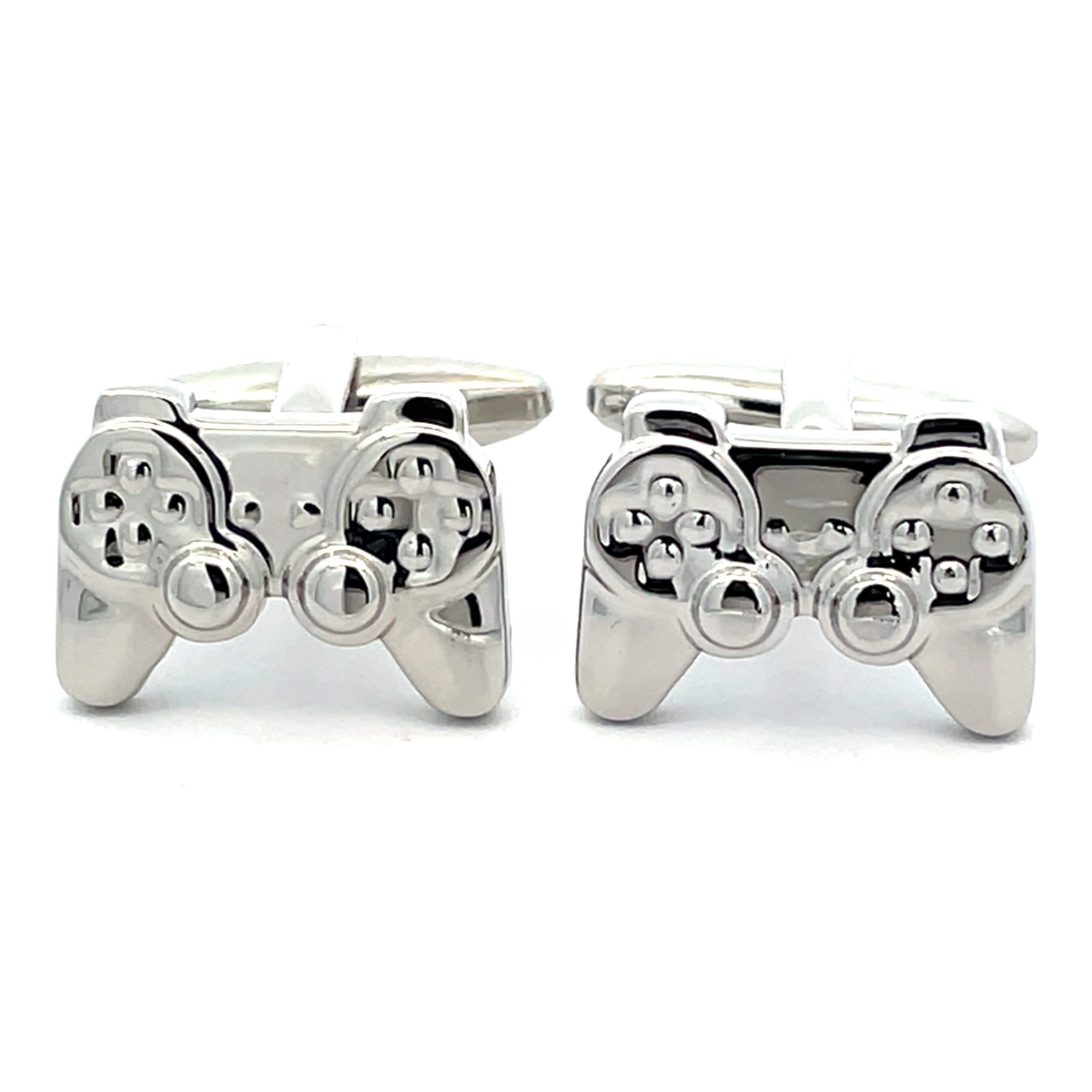 Silver Playstation Controller Cufflinks