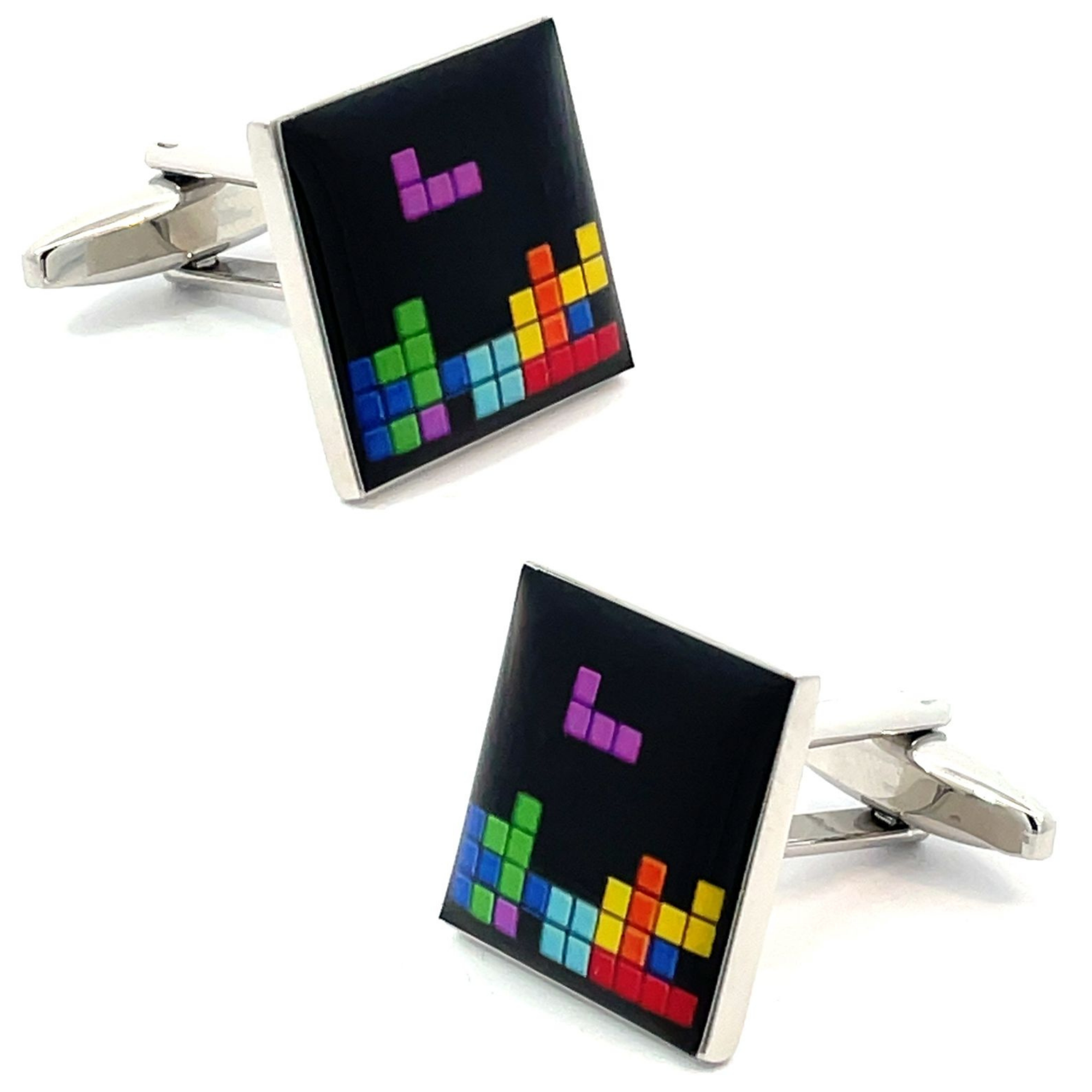 Tetris Cufflinks