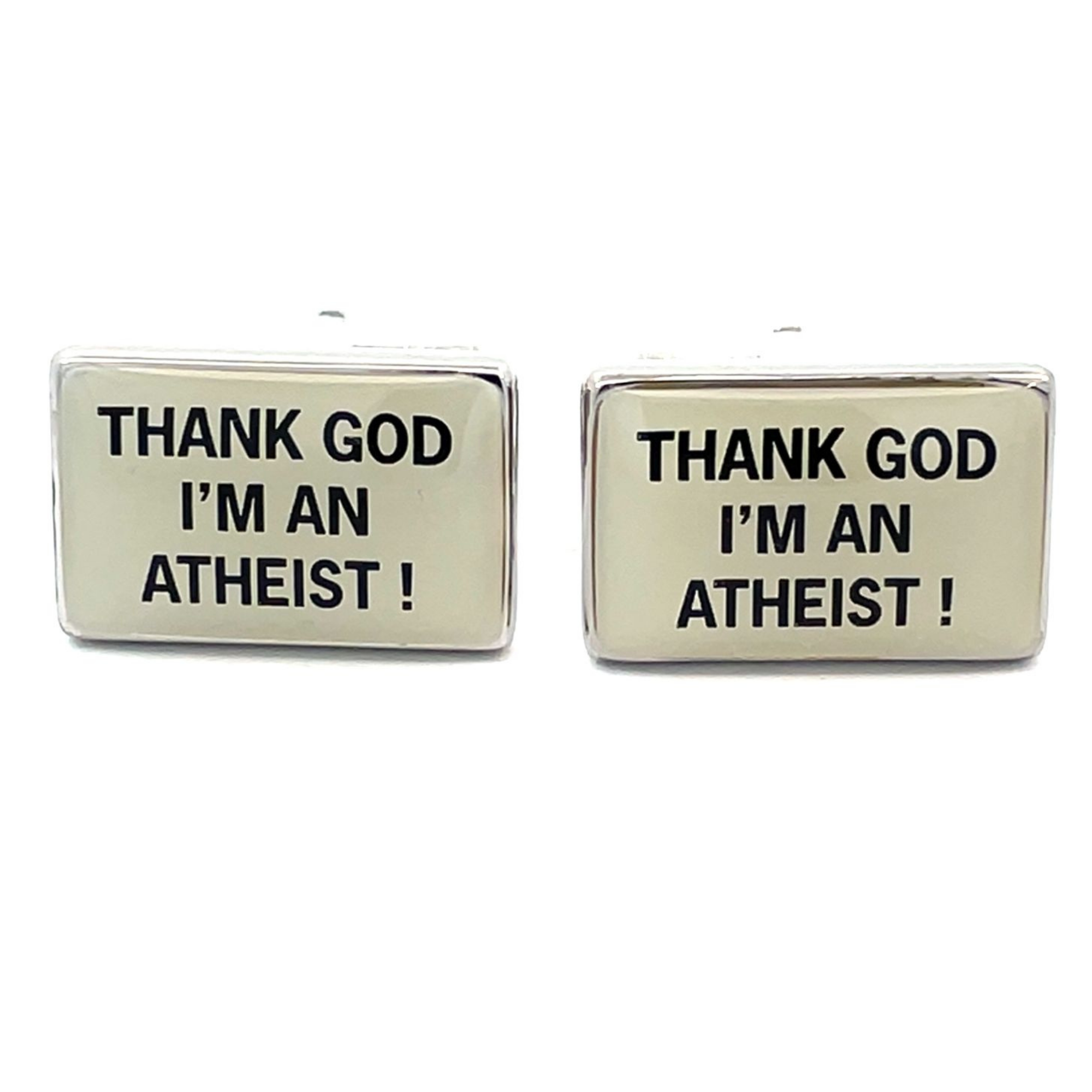 Thank God I'm an Atheist Cufflinks