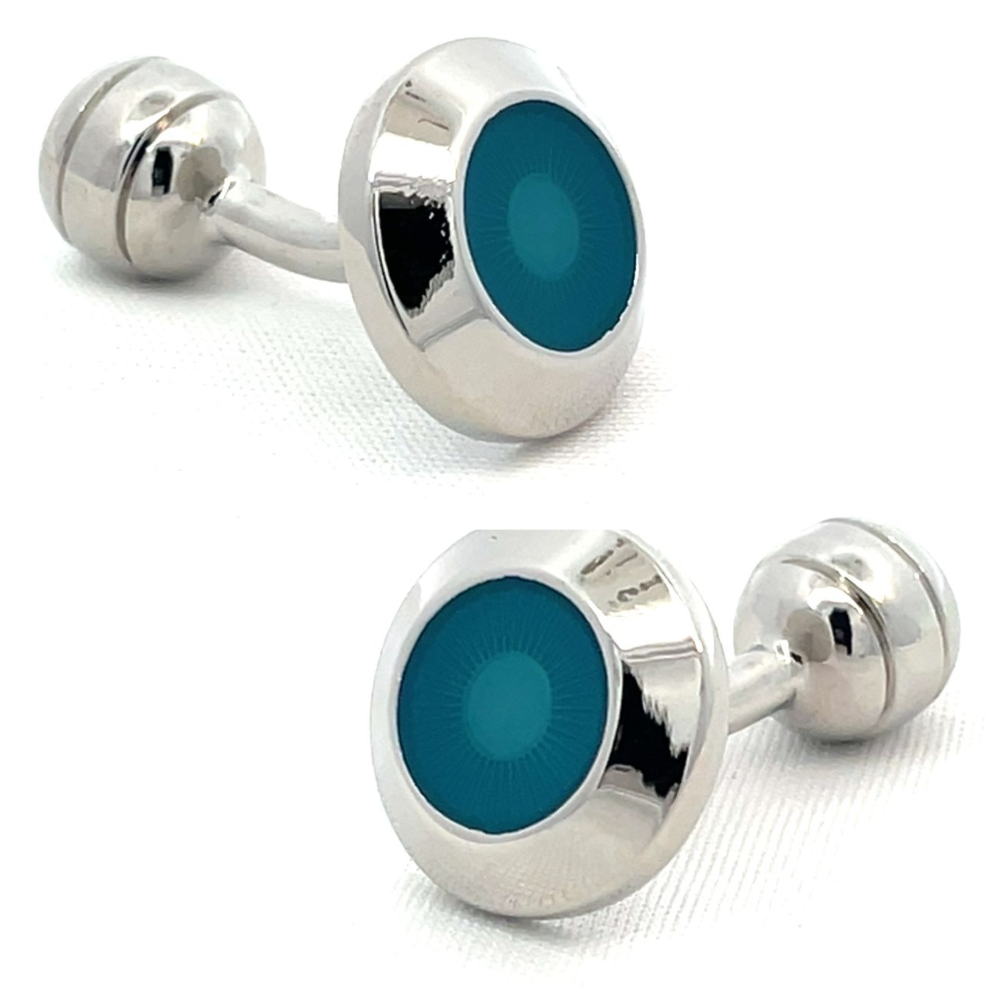 Turquoise Starburst Cufflinks