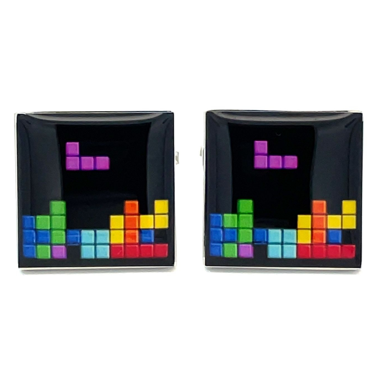 Tetris Cufflinks
