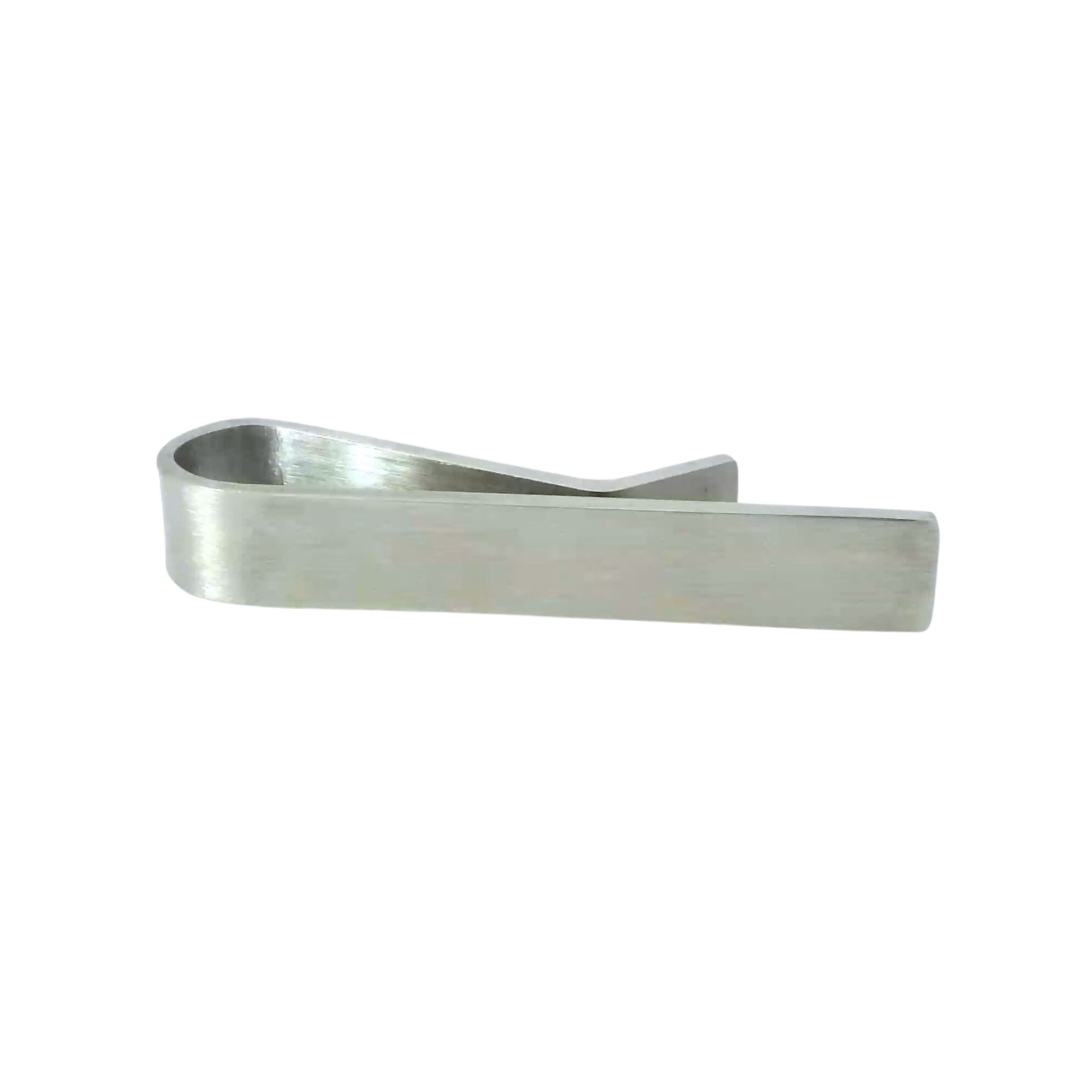 Small Brushed Silver Tie Bar 40mm Tie Bars Clinks Australia