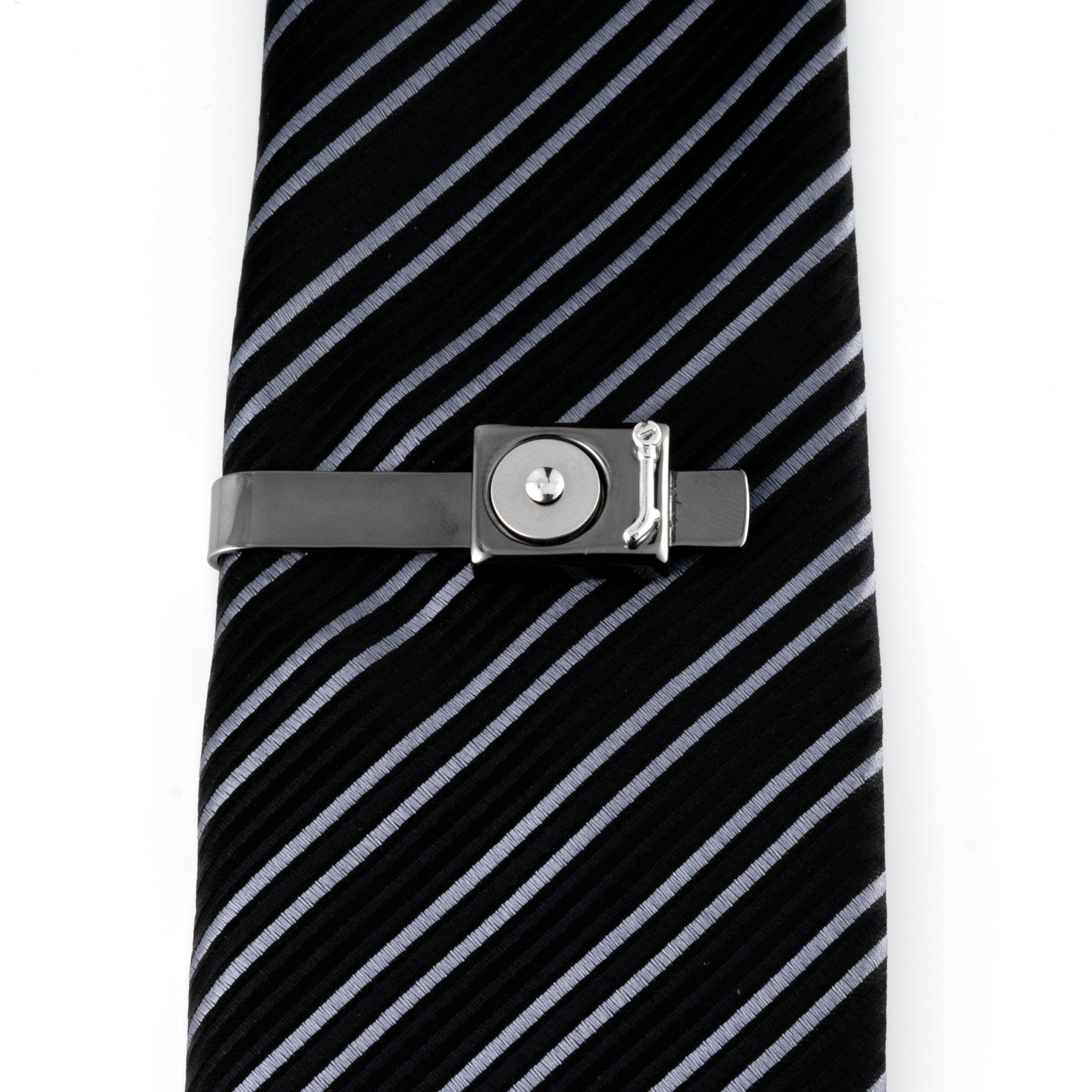 Turntable Record Player DJ Tie Bar Tie Clips Clinks