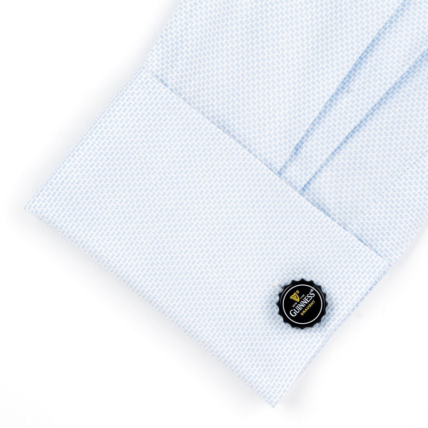 Black Guinness Beer Cap Cufflinks Novelty Cufflinks Clinks Australia