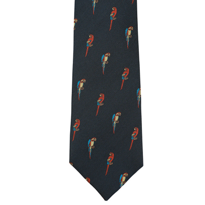 Parrot Dark Navy Tie