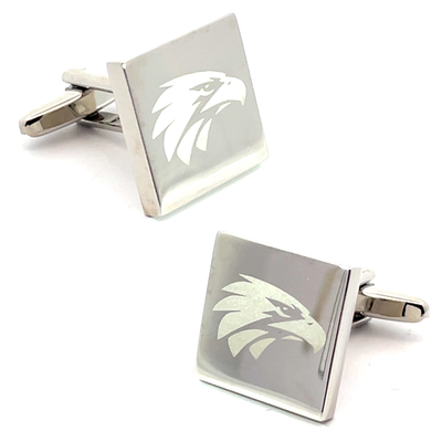 Silver West Coast Eagles AFL Cufflinks