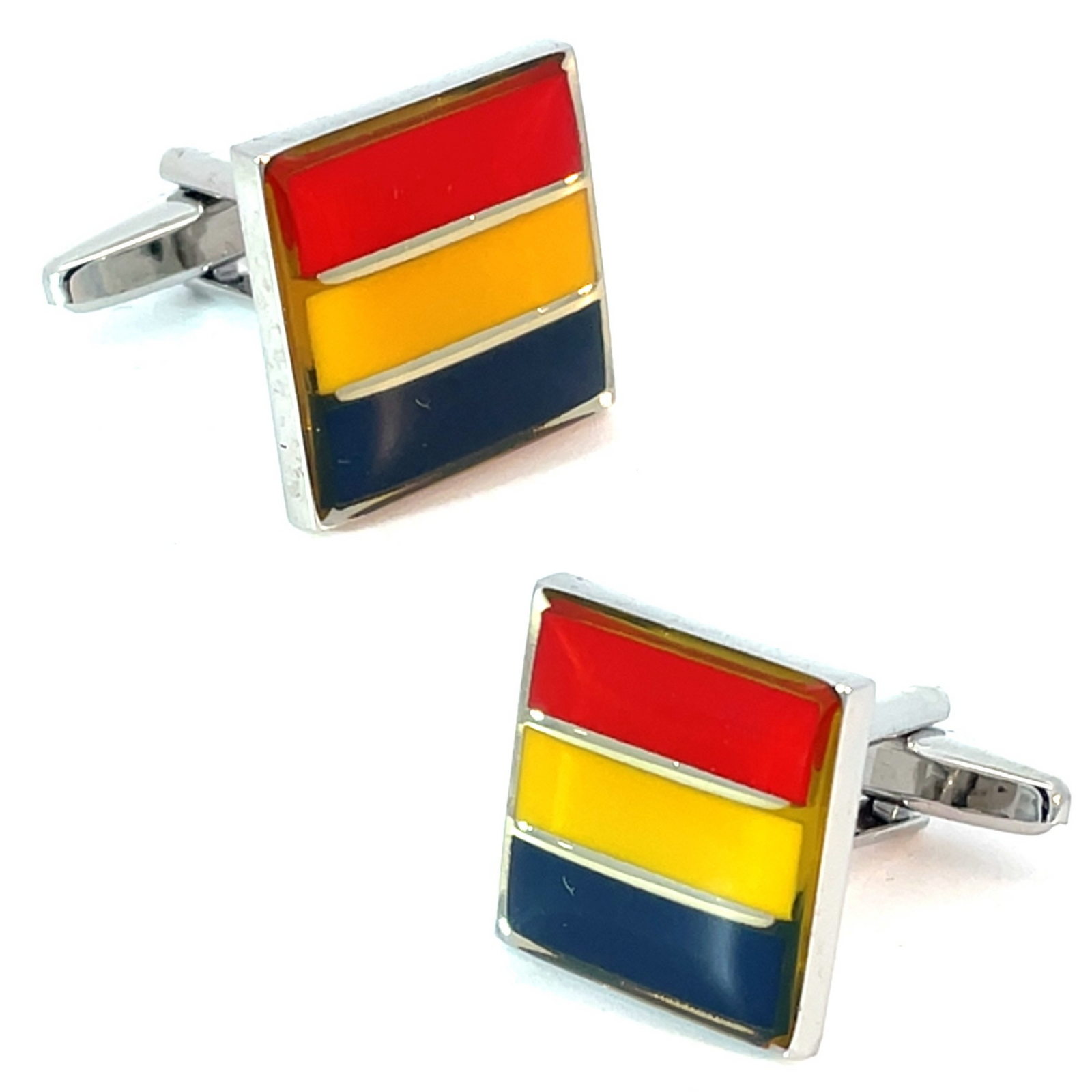 Colour Adelaide Crows AFL Cufflinks