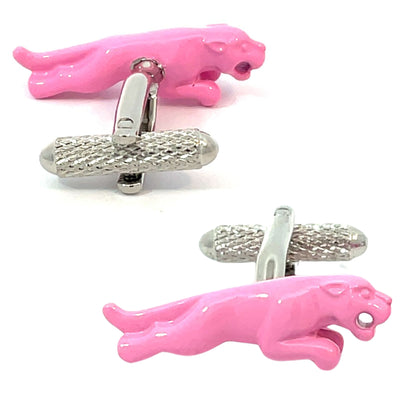 Pink Panther cufflinks