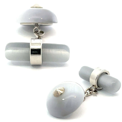 Oracle Grey Cufflinks (with Chain)