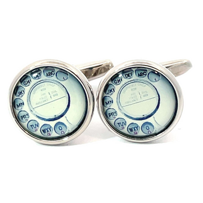 Retro Telephone Dialler Cufflinks