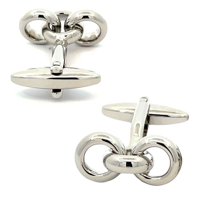 Open Belcher Chain Cufflinks
