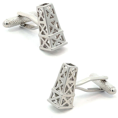Oil Derrick Cufflinks