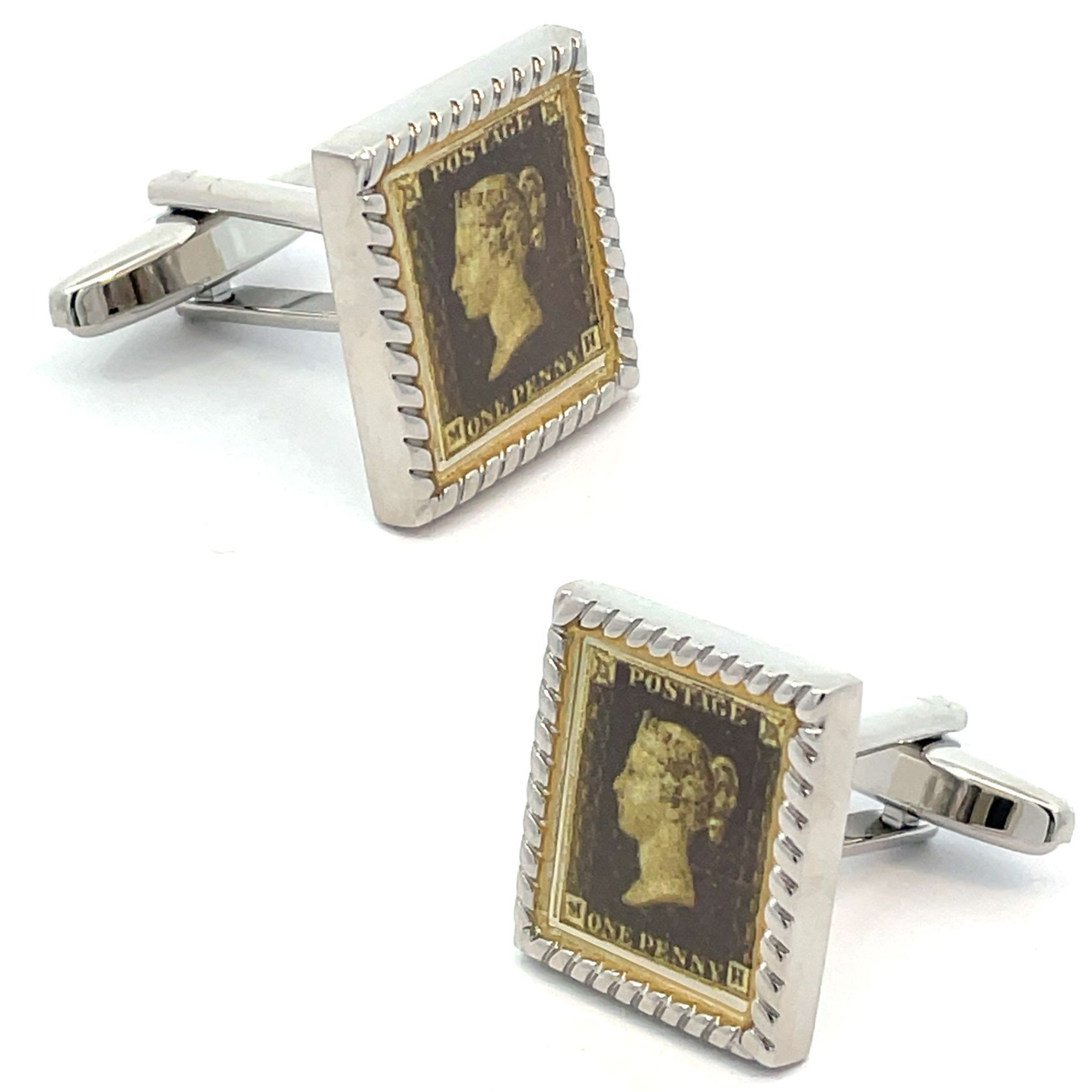 Penny Black Stamp Cufflinks