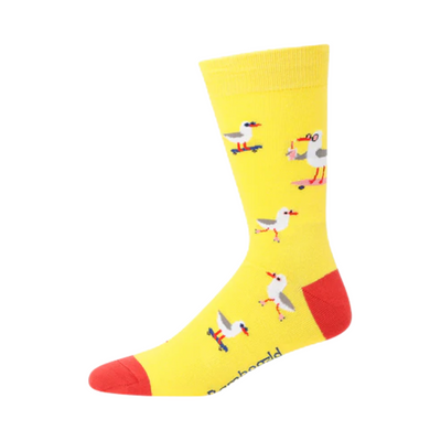 Mens Seaside Seagull Sock