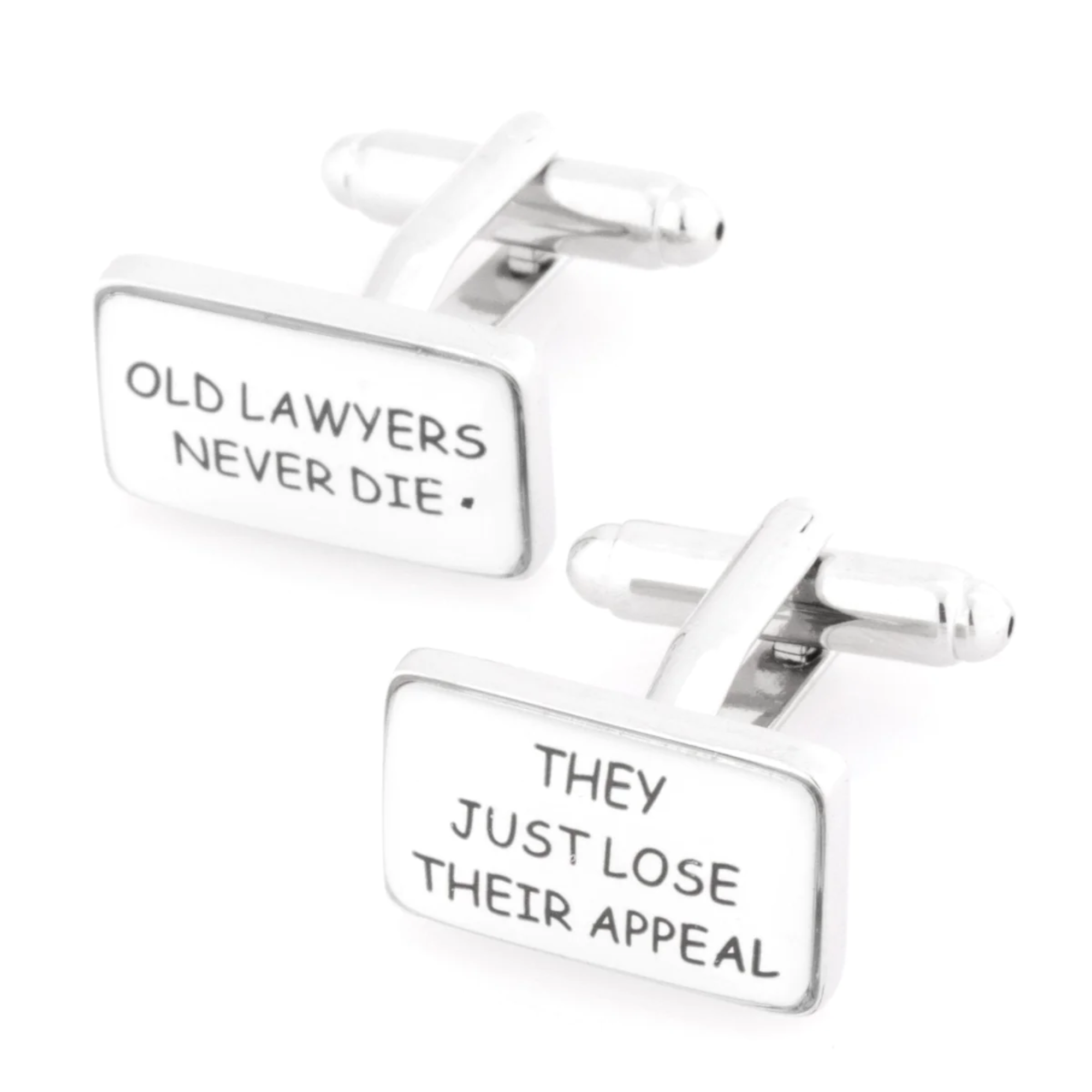 Old Lawyers Never Die Cufflinks