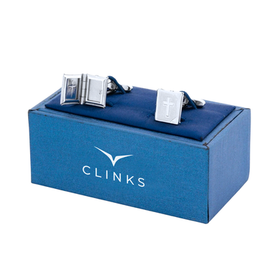 Opening Holy Bible Cufflinks