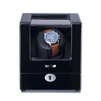 Waratah Watch Winder Box for 1 Watch in Black