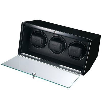 Theodore Watch Winder for 3 Black