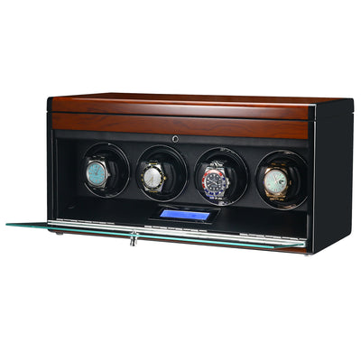 Vancouver Watch Winder for 4 Wood Grain