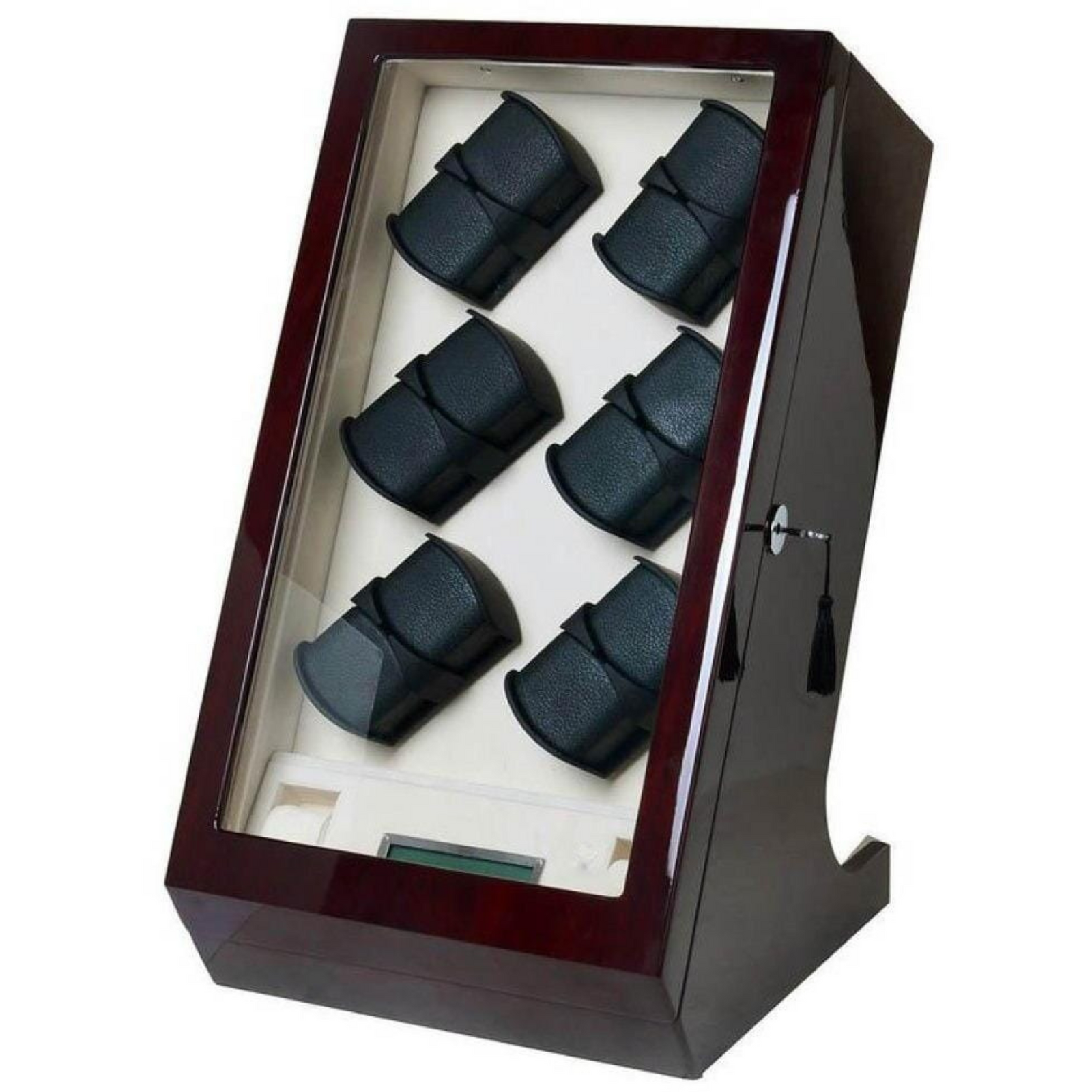 Kosciuszko Watch Winder Box for 12 + 2 Watches in Mahogany
