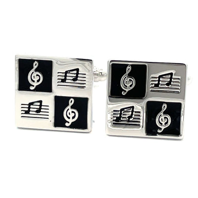Random Musical Notes Cufflinks