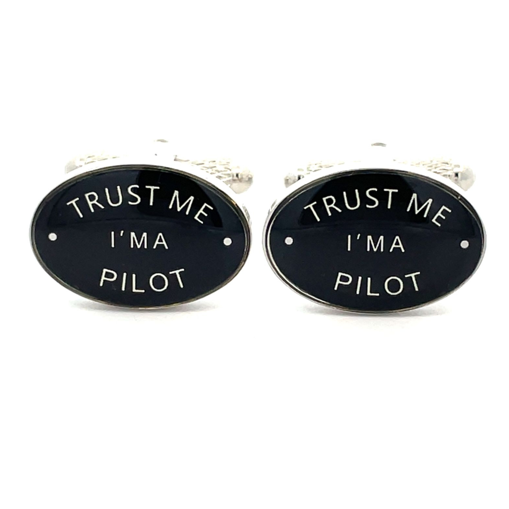 Trust Me I'm a Pilot Cufflinks