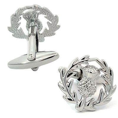 Scottish Thistle (Round) Cufflinks