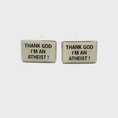 Thank God I'm an Atheist Cufflinks