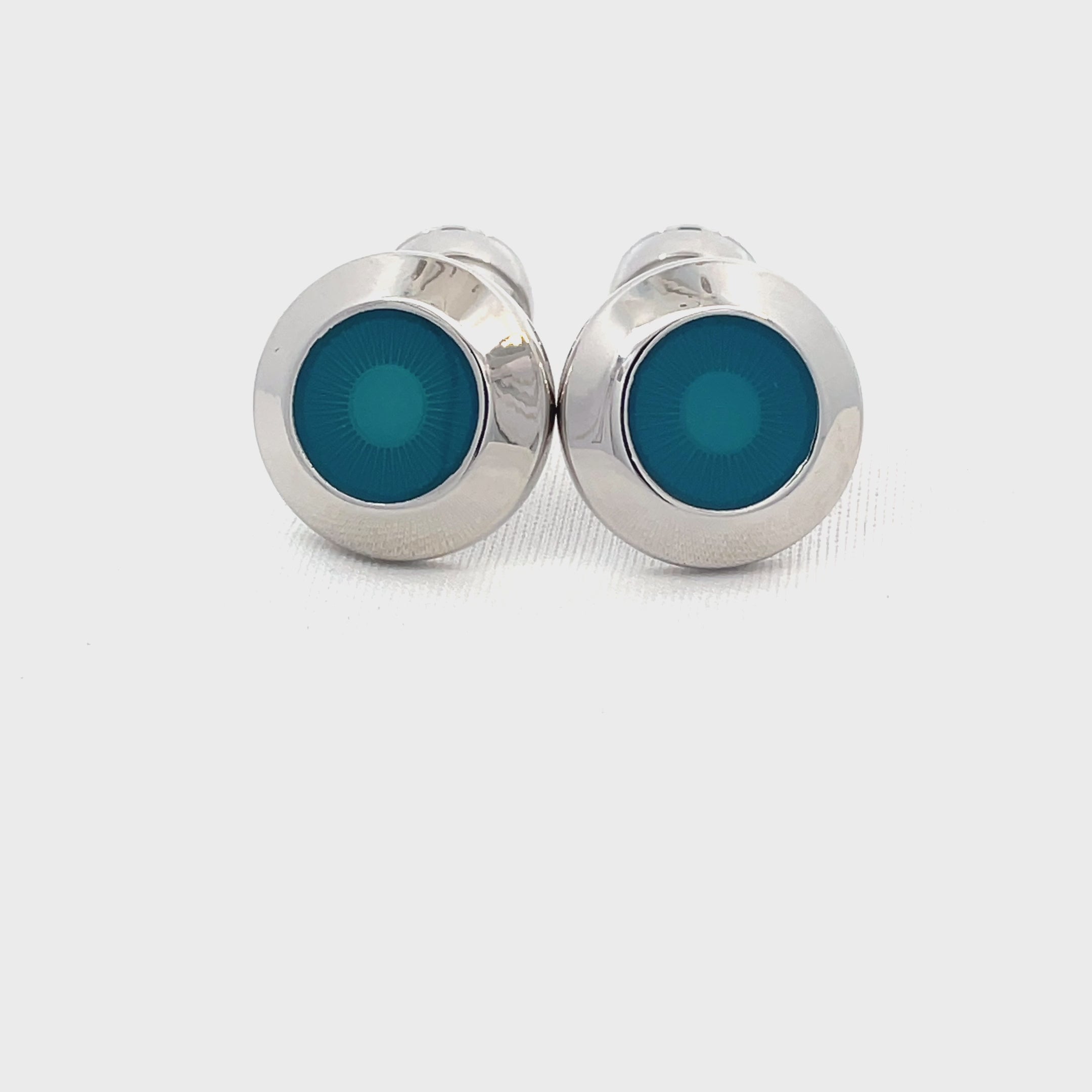 Turquoise Starburst Cufflinks