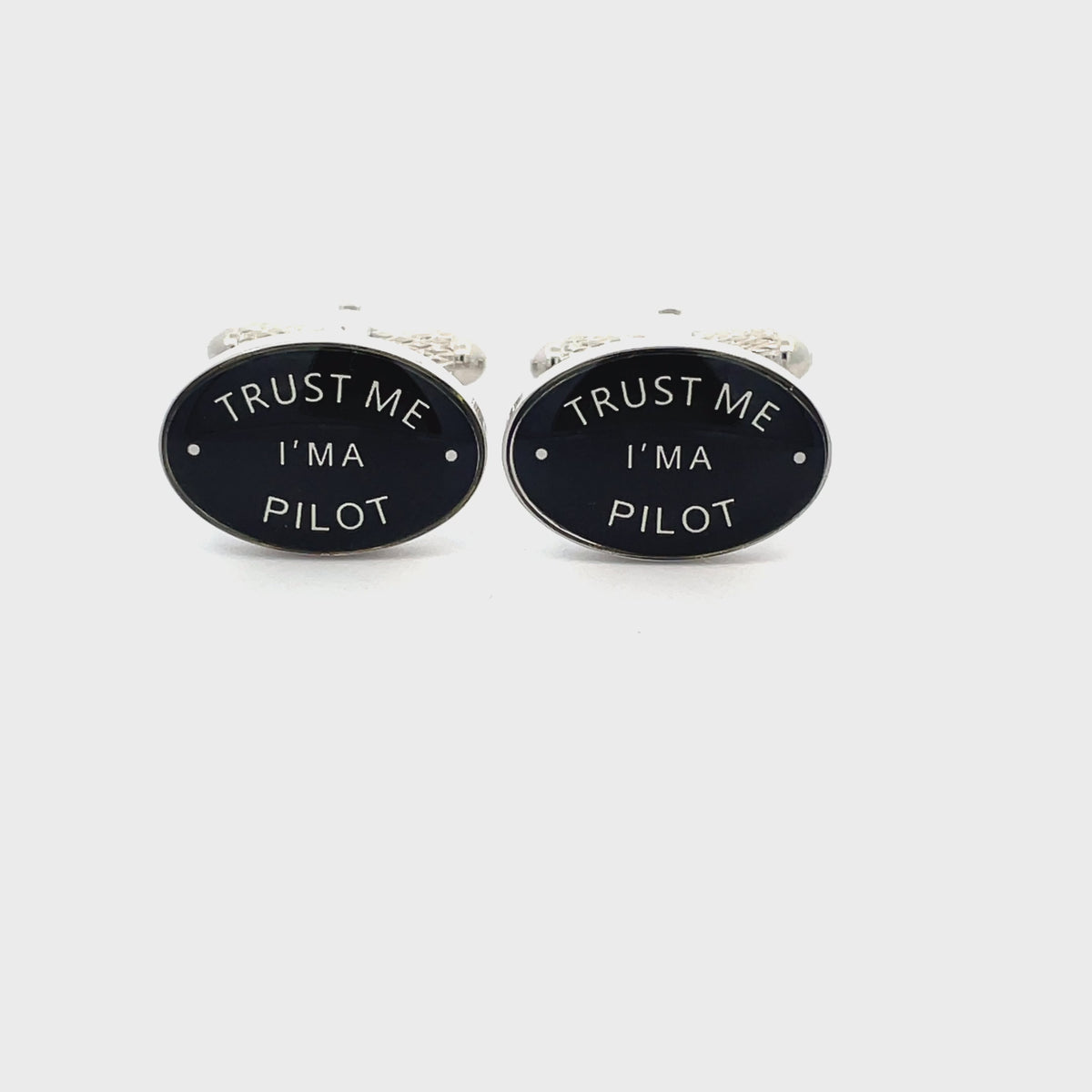 Trust Me I'm a Pilot Cufflinks
