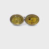 Yellow Petrol Gauge & Speedo Cufflinks