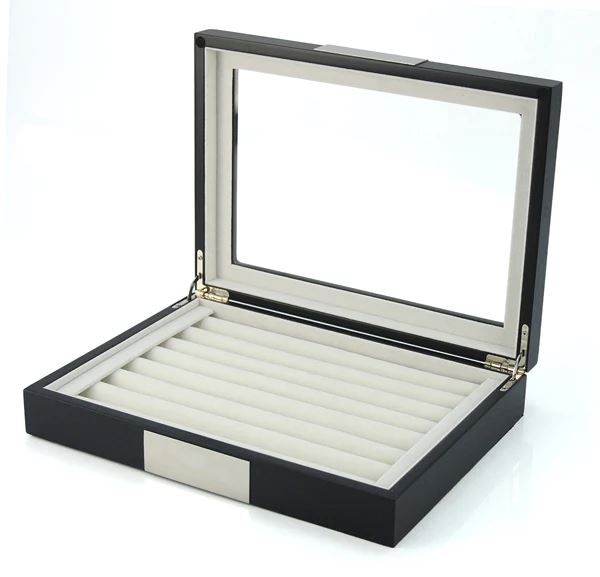 36 Pairs Wood Cufflink Box Storage Boxes Clinks 