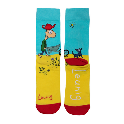 Leunig Gardening Socks Yellow
