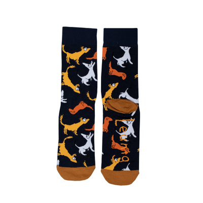 Leunig Dogs Socks Navy