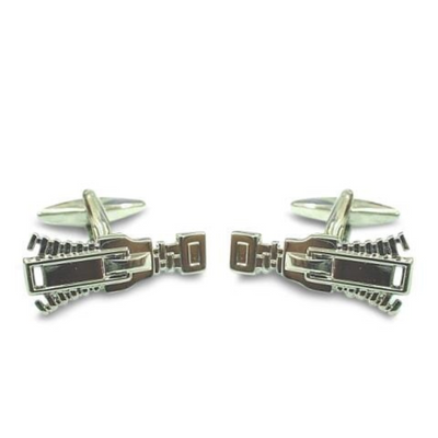 Metal Zipper Cufflinks