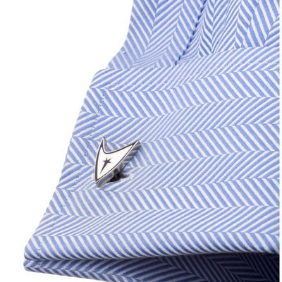 Star Trek Delta Shield Enamel Cufflinks