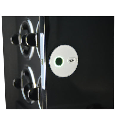 Yarra Watch Winder for 6 Watches + Drawer with Fingerprint Lock, 6 Watch Winder with Drawer, Watch Winder Boxes, Black Watch Winder, Fingerprint Lock Watch Winder, Watch Winders, nogiftbox, CW0604, Clinks.com