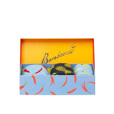 Food 3 Pair Socks Gift Box