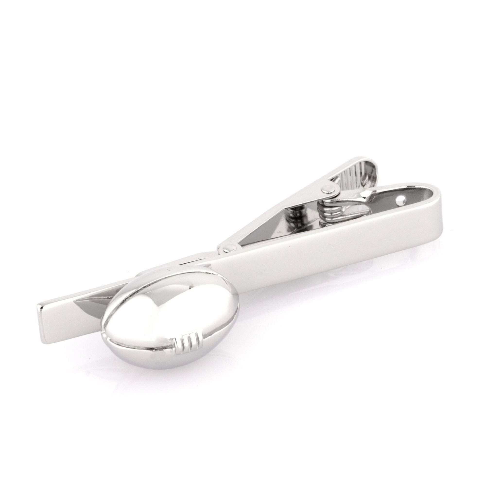 Footy Rugby Ball Tie Clip Tie Bars Clinks Footy Ball Tie Clip 