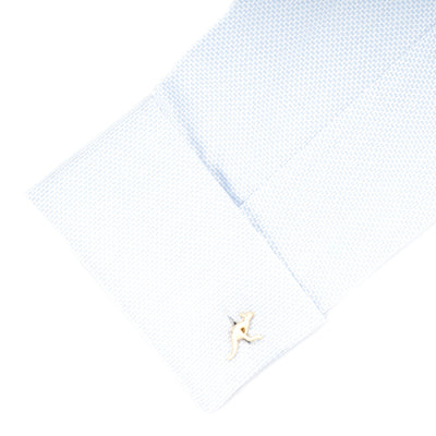 Australian Gold Kangaroo Cufflinks