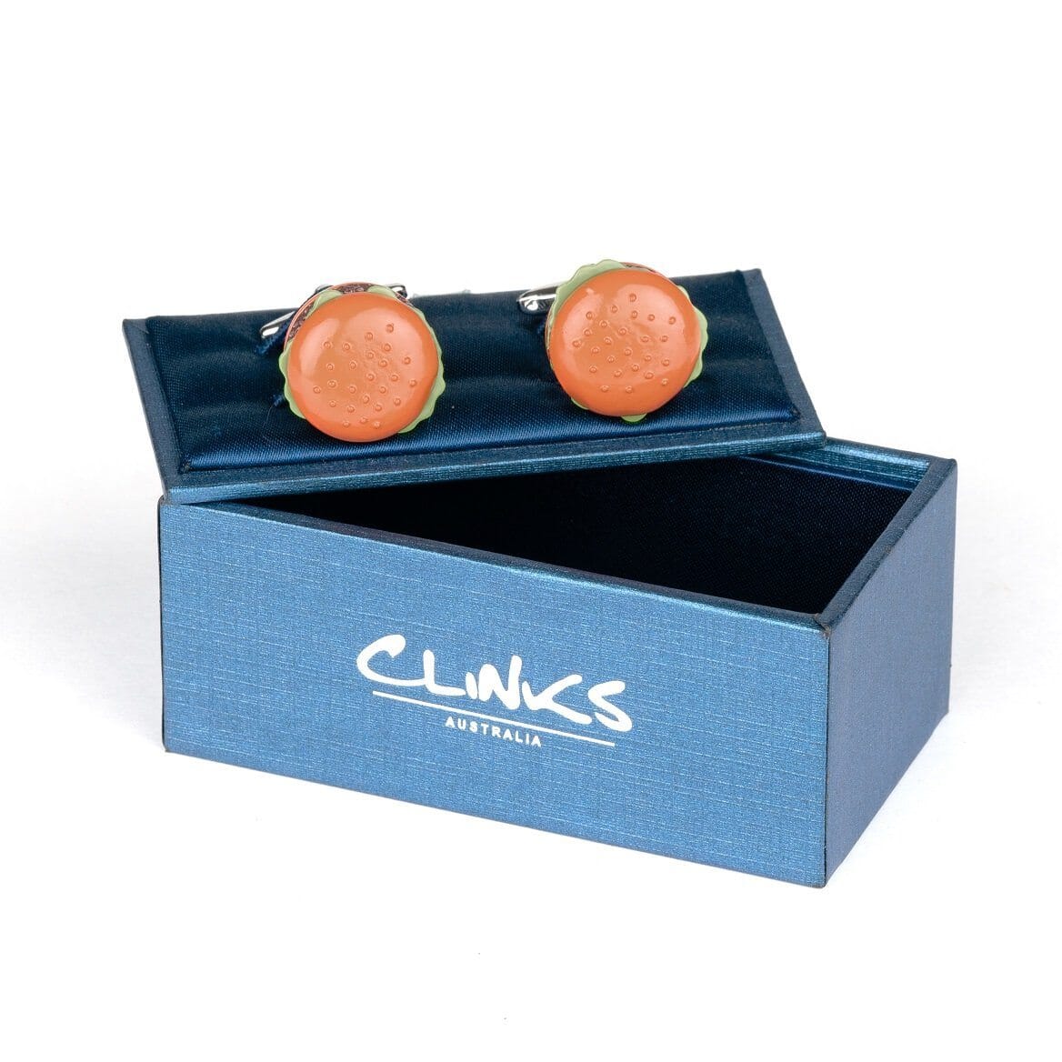 Colour Hamburger Cufflinks Novelty Cufflinks Clinks Australia 