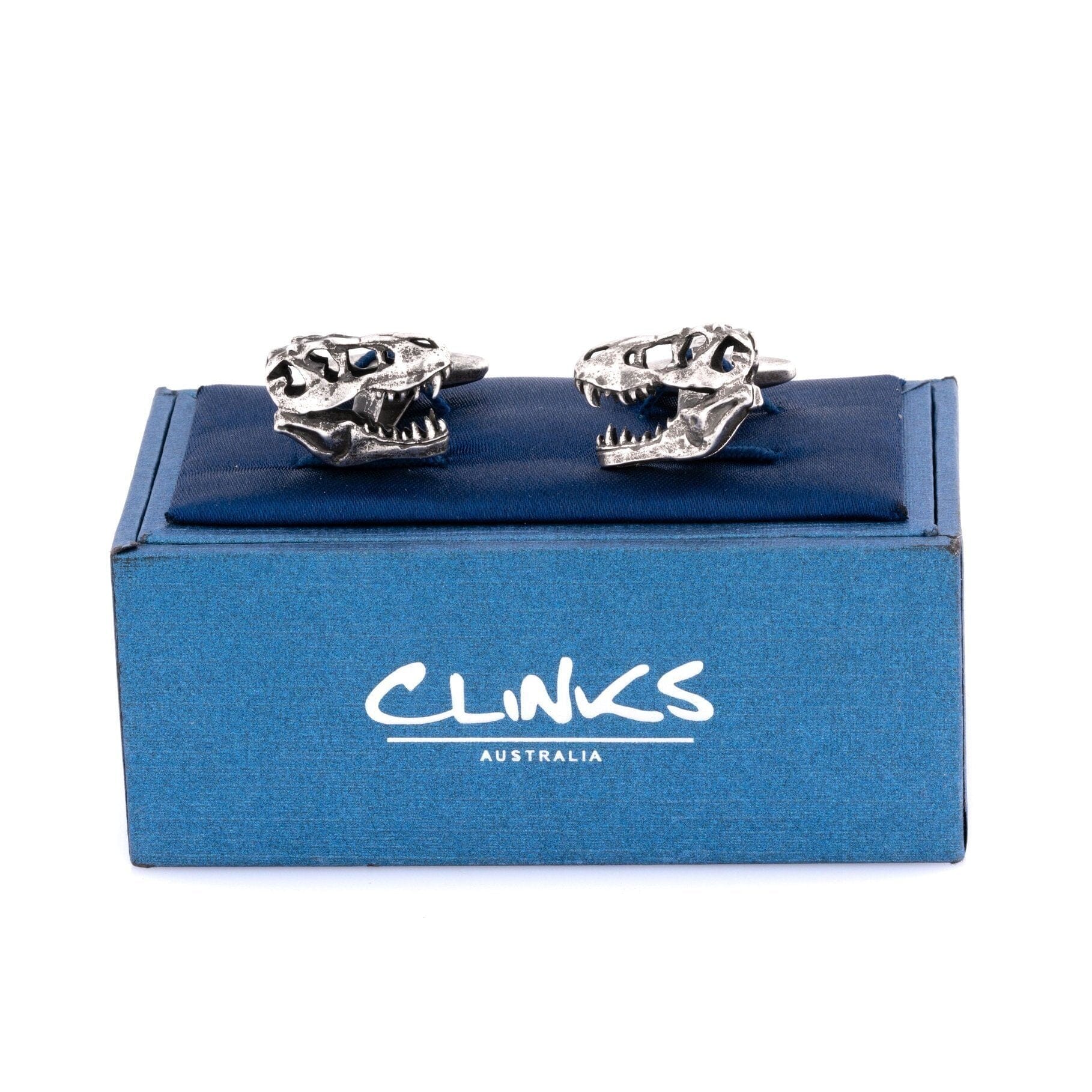 T-Rex Skull Dinosaur Cufflinks Novelty Cufflinks Clinks Australia 