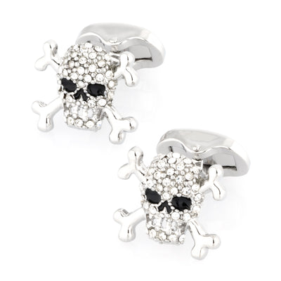 Crystal Skull Cufflinks