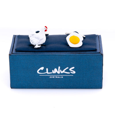 Chicken and Egg Cufflinks