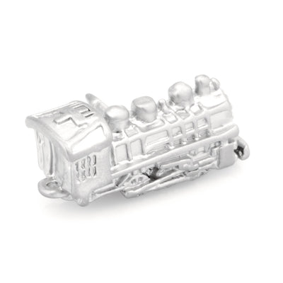 Train Lapel Pin - Silver