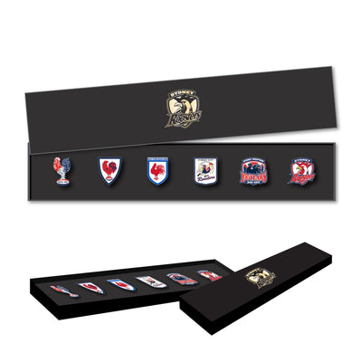 Sydney Roosters Logo NRL Pin Set