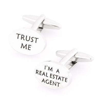 Trust Me, I'm A Real Estate Agent Cufflinks