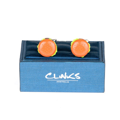 Colour Hamburger Cufflinks
